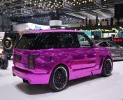 geneva 2013 chrome pink range rover by hamann video live photos 1.png from pink range