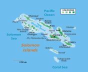 large physical map of solomon islands with all cities and airports for free.jpg from solomon islandsesi