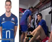 french volley player trevor clevenot caught naked in locker room.jpg from french soccer naked cock