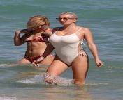 caroline vreeland wears a white swimsuit as she hits the beach in miami florida 051118 1.jpg from biwomg caroline