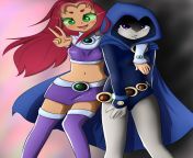 starfire and ravenby markianatc d7byw6k.jpg from raven and star fire