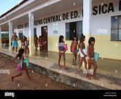 children of the xingu indian go to school built in the village by beh8ky.jpg from little xingu