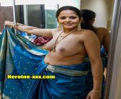 anasuya bharadwaj topless boobs without blouse hot saree.jpg from anasuya fack nude sex images