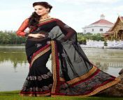 black designer saree collection www fashionhuntworld blogspot com 006.jpg from kesty black saree