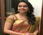 tamil actress sri divya latest photos in traditional red saree 28429.jpg from tamil actress sri divya real sex video