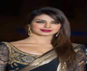 priyanka chopra in black saree blouse pics.jpg from bollywood actress priyanka chopra ki and hindi heroine xxxx nangi photo sl actress nayanthara