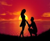 couple sunset proposal silhouette romantic lovers together 3840x2560 448.jpg from lover par