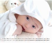 cute baby calendar 2011 5.jpg from comel