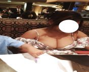 big boobs public nudity voyeur nri desi wife tease manager shows half boobs gets off food 4533230 5.jpg from erotic nri teasing show in bathroom