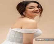 keerthi suresh photos in a beautiful white gown2 scaled.jpg from keerthi suresh nude boobes milk
