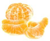 orane mandarin orange peeled slices skin isolated white background 54860317.jpg from orane