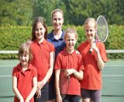 portrait school tennis team teacher 83642521.jpg from school teacher tennis