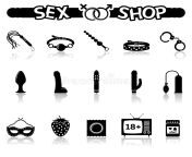 sex shop icons reflection white background 61332791.jpg from photos sex aho