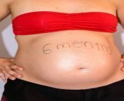 beautiful six months pregnant woman teaching precious tummy june madrid spain obstetrics gynecology photography medicine 180112101.jpg from pregnant six com