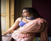 fashion portrait young attractive indian brunette woman traditional wear sari standing front window indoor 171084767.jpg from indan home sexy