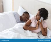 woman cheating her boyfriend talking lover phone black women mobile bed sleeping relationships concept african 206459504.jpg from cheating on phone talking to my 18 old girlfriend getting head from sum man’s wife n his bed