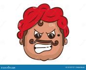 vector cartoon illustration indian uncle angry face isolated white background vector cartoon illustration indian uncle 161331737.jpg from indian old uncle and aunty sex
