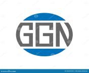 ggn letter logo design white background creative initials circle concept 256032325.jpg from ggn