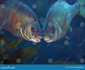kissing fish 11411702.jpg from riae and fishball kissing