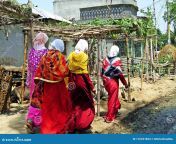 local women walking dirt road rural bangladesh muslim down 116231824.jpg from bangladesh village hifi prion xviode