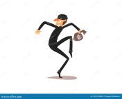 male thief stealing small money bag robber cartoon character committing crime vector illustration isolated white 123732982.jpg from getting into character – stealing from sis
