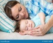 mother her son baby sleeping together bedroom cute mother her son baby sleeping together bedroom 114548968.jpg from sleeping mother son