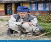 old man village near chisapani nepal oct portrait just outskirts shivapuri nagarjun national park 175103768.jpg from village oldman