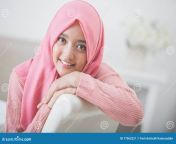 pretty asian woman wearing hijab portrait attractive smiling to camera 77062521.jpg from asian hijab