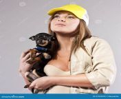 attractive young girl dog studio beautiful woman cap dogy 31522222.jpg from धदेवाली बा xxx the woman cuisine dogy girl milk 2gp collection sort vedeo download com