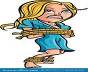 cartoon tied up woman isolated 55117271.jpg from in cartoon kidnapped and tied up download video