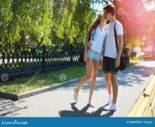 couple teens love walking park summer day youth relationship concept 44669359.jpg from cute lover fun on park