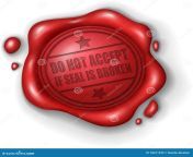 do not accept if seal broken wax seal stamp realistic vector illustration 78471535.jpg from hot whit seal broken