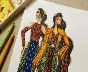 indian fashion illustration drawings 768x427.jpg from srabani fashion