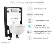 swiss madison ivy 15 x 13 glossy white elongated wall hung toilet bundle with in wall carrier tank and 0 81 6 gpf dual flush large wall actuator plate 7 jpgv1689361587width1946 from madison ivi