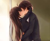anime couple kiss rsesfb6rz9cusb2v.jpg from anime kissing