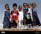 group of omani school children sur ash sharqiyah province sultanate e7jb3c.jpg from omani sch