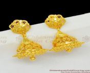 er1455 gold plated jhumki collections for marriage stud model 250 1 850x1000.jpg from thodu