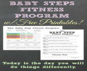 baby steps fitness program with free printables pinterest.jpg from 1 day over 18 step son text step mom to have sex and she spreads her legs wide open for creampie from real mom watch xxx video