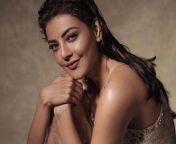 kajal aggarwal is a glam queen in shimmer and bronzed makeup.jpg from www xxx katrina kjal agrwal and imranruce venture aidra fox