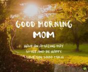good morning pic with message for mom.jpg from mom horany enjoy