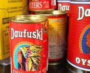 red cans on a shelf with 22daufuki22 an indian on them and.jpg from indian fuki