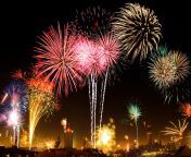 colorful fireworks on new years day over the city celebration.jpg from celebration jpg