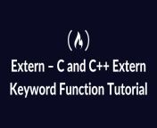extern c and c extern keyword function tutorial.png from extern php