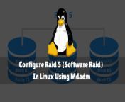how to configure raid 5 software raid in linux using mdadm.png from hjmdadm