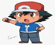 85 852838 ash pokemon by trainerashandred35 ash ketchum chibi.png.png from cartoon ash