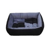 vetkart grey and black velvet rectangular dog bolster bed with cushion small pack of 2 product images orvx7guwwtr p591471376 2 202205200151 jpgimresize420420 from xxx pet wwtr