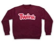 twink twinkie parody funny gay pride slogan lgbt rights skinny man adults burgundy sweatshirt.jpg from gay twinks