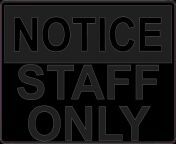 staff only sign.png free image.png from png only