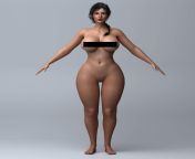 nude woman sexy and curvy figure audrey 01.jpg from curvy nude