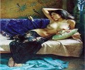 5 chinese girl nude bird painting from photos to art.jpg from chinese nude art